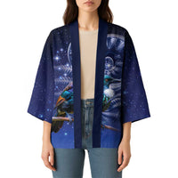 Tui Bird Matariki Galaxy Kimono Koru Silver Fern Aotearoa LT9 - Polynesian Pride