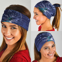 Tui Bird Matariki Galaxy Neck Gaiter Koru Silver Fern Aotearoa LT9 - Polynesian Pride