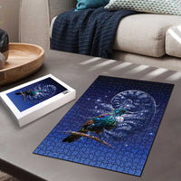 Tui Bird Matariki Galaxy Puzzle Koru Silver Fern Aotearoa LT9 - Polynesian Pride
