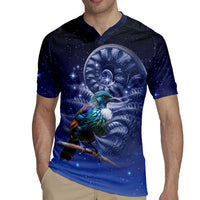 Tui Bird Matariki Galaxy Rugby Jersey Koru Silver Fern Aotearoa LT9 - Polynesian Pride