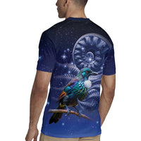Tui Bird Matariki Galaxy Rugby Jersey Koru Silver Fern Aotearoa LT9 - Polynesian Pride