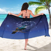 Tui Bird Matariki Galaxy Sarong Koru Silver Fern Aotearoa LT9 - Polynesian Pride