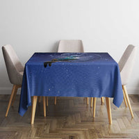 Tui Bird Matariki Galaxy Tablecloth Koru Silver Fern Aotearoa LT9 - Polynesian Pride
