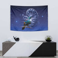 Tui Bird Matariki Galaxy Tapestry Koru Silver Fern Aotearoa LT9 - Polynesian Pride