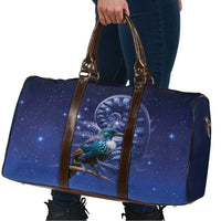Tui Bird Matariki Galaxy Travel Bag Koru Silver Fern Aotearoa