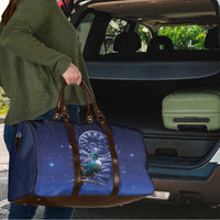 Tui Bird Matariki Galaxy Travel Bag Koru Silver Fern Aotearoa