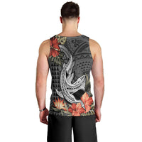 Personalised Hawaii Shark Tattoo Men Tank Top Polynesian Vintage Vibes LT9 - Polynesian Pride