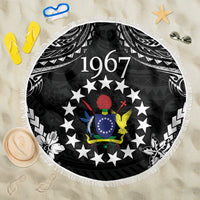 Cook Islands Ra o te Ui Ariki Est 1967 Beach Blanket LT9 One Size 150cm Black - Polynesian Pride