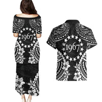 Cook Islands Ra o te Ui Ariki Est 1967 Couples Matching Puletasi and Hawaiian Shirt LT9 - Polynesian Pride
