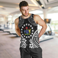 Cook Islands Ra o te Ui Ariki Est 1967 Men Tank Top LT9 Black - Polynesian Pride