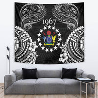 Cook Islands Ra o te Ui Ariki Est 1967 Tapestry LT9 Black - Polynesian Pride