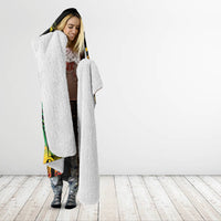 Cook Islands 15 Stars Hooded Blanket Kuki Airani Polynesian Tribal Wave Tattoo LT9 - Polynesian Pride