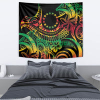 Cook Islands 15 Stars Tapestry Kuki Airani Polynesian Tribal Wave Tattoo LT9 - Polynesian Pride
