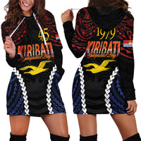 Kiribati 45th Anniversary Independence Day Hoodie Dress Since 1979 LT9 - Polynesian Pride