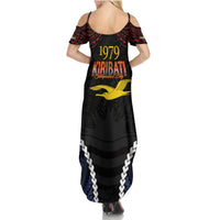 Kiribati 45th Anniversary Independence Day Summer Maxi Dress Since 1979 LT9 - Polynesian Pride
