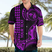 Custom King Kamehameha Day Hawaii Hawaiian Shirt Paradise of the Pacific Tribal Kakau - Purple LT9 - Polynesian Pride