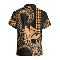 King Kamehameha Day Hawaii Hawaiian Shirt Paradise of the Pacific Tribal Kakau with Kanaka Maoli - Nude LT9 - Polynesian Pride