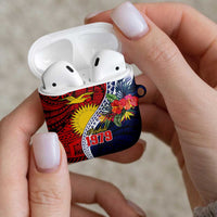 Flag of Kiribati Polynesian Pattern AirPods Case Est 1979 With Tropical Flowers LT9 - Polynesian Pride