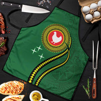 Manua Islands Polynesian Style Apron LT9 Green - Polynesian Pride