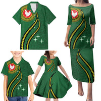 Manua Islands Polynesian Style Family Matching Puletasi and Hawaiian Shirt LT9 - Polynesian Pride