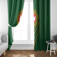 Manua Islands Polynesian Style Window Curtain