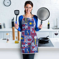 Filipino Maligayang Pasko Apron Pacific Patchwork Xmas Vibes LT9 - Polynesian Pride