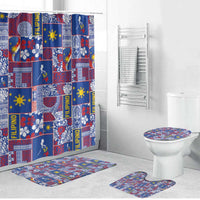 Filipino Maligayang Pasko Bathroom Set Pacific Patchwork Xmas Vibes - Polynesian Pride