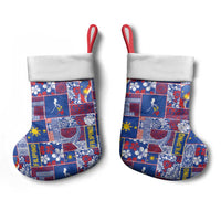 Filipino Maligayang Pasko Christmas Stocking Pacific Patchwork Xmas Vibes - Polynesian Pride
