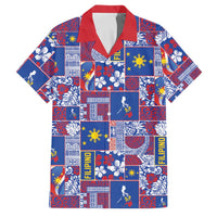 Filipino Maligayang Pasko Family Matching Long Sleeve Bodycon Dress and Hawaiian Shirt Pacific Patchwork Xmas Vibes - Polynesian Pride