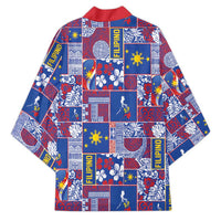 Filipino Maligayang Pasko Kimono Pacific Patchwork Xmas Vibes - Polynesian Pride