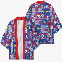 Filipino Maligayang Pasko Kimono Pacific Patchwork Xmas Vibes - Polynesian Pride