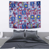 Filipino Maligayang Pasko Tapestry Pacific Patchwork Xmas Vibes - Polynesian Pride