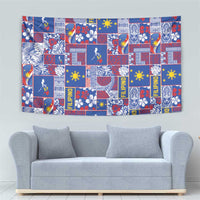 Filipino Maligayang Pasko Tapestry Pacific Patchwork Xmas Vibes - Polynesian Pride