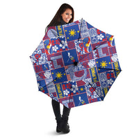Filipino Maligayang Pasko Umbrella Pacific Patchwork Xmas Vibes LT9 - Polynesian Pride