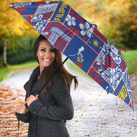 Filipino Maligayang Pasko Umbrella Pacific Patchwork Xmas Vibes LT9 - Polynesian Pride