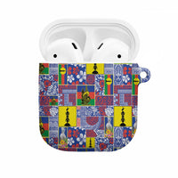 New Caledonia Joyeux Noel AirPods Case Pacific Patchwork Xmas Vibes - Polynesian Pride