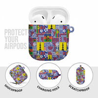 New Caledonia Joyeux Noel AirPods Case Pacific Patchwork Xmas Vibes - Polynesian Pride