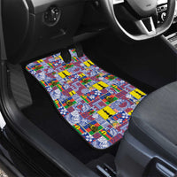 New Caledonia Joyeux Noel Car Mats Pacific Patchwork Xmas Vibes LT9 - Polynesian Pride