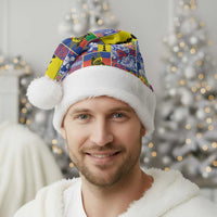 New Caledonia Joyeux Noel Christmas Santa Hat Pacific Patchwork Xmas Vibes - Polynesian Pride