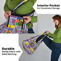 New Caledonia Joyeux Noel Grocery Bag Pacific Patchwork Xmas Vibes - Polynesian Pride