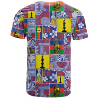 New Caledonia Joyeux Noel T Shirt Pacific Patchwork Xmas Vibes LT9 - Polynesian Pride