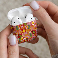 Niue Monuina e Kilisimasi AirPods Case Pacific Patchwork Xmas Vibes LT9 - Polynesian Pride