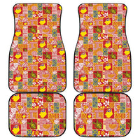 Niue Monuina e Kilisimasi Car Mats Pacific Patchwork Xmas Vibes LT9 - Polynesian Pride