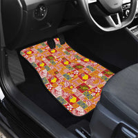 Niue Monuina e Kilisimasi Car Mats Pacific Patchwork Xmas Vibes LT9 - Polynesian Pride