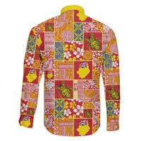 Niue Monuina e Kilisimasi Family Matching Short Sleeve Bodycon Dress and Hawaiian Shirt Pacific Patchwork Xmas Vibes - Polynesian Pride