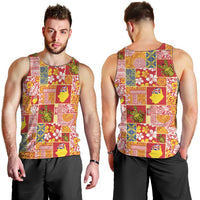 Niue Monuina e Kilisimasi Men Tank Top Pacific Patchwork Xmas Vibes - Polynesian Pride