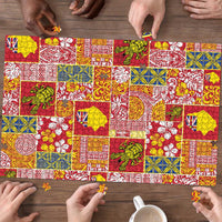 Niue Monuina e Kilisimasi Puzzle Pacific Patchwork Xmas Vibes LT9 - Polynesian Pride
