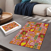 Niue Monuina e Kilisimasi Puzzle Pacific Patchwork Xmas Vibes LT9 - Polynesian Pride