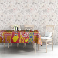 Niue Monuina e Kilisimasi Tablecloth Pacific Patchwork Xmas Vibes LT9 - Polynesian Pride