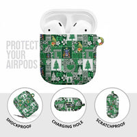 Norfolk Island Meri Krismas AirPods Case Pacific Patchwork Xmas Vibes LT9 - Polynesian Pride
